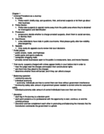 Criminal Procedure Week 1 notes