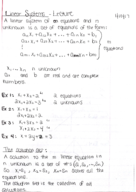 Math 1554 Weeks 1-3 Notes