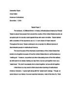 A Different Mirror by Ronald Takaki Essay