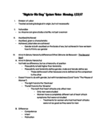 Lecture Notes 1/23/17