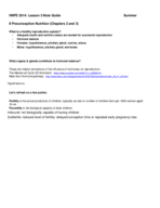 HNFE NALS lesson 3 note guide and assignment 3