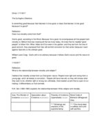 Intro to Ethics WEEK 3 class notes