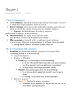 Econ, week 1, lecture 1
