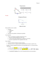 Physics 2001 Week 1-2