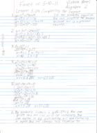 Algebra Notes