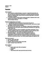 IAH207 Notes from Week 1