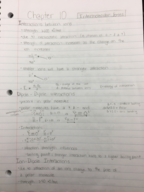 Chemistry Notes - Intermolecular Forces
