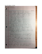 Econ 1040: Week 1 & 2 lecture notes