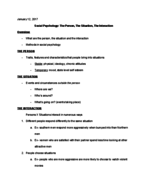 PSY 350 Week 2 Notes