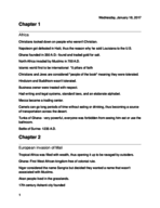 African American History, week 1