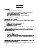 Intro to Sociology  Chapter 10