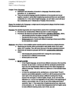 Linguistics 2100 Week 3 Notes