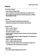 GEO 102, Week 1 and 2 Notes