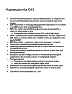 Macroeconomics CH5 