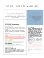BUS 110, Week 2 Notes