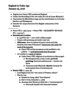 Chapter 19: England in the Tudor Age 