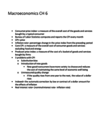 Macroeconomics CH 6