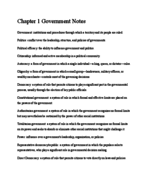 We The People Chapter 1: American Political Culture Notes 