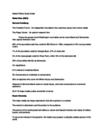 Media Politics Study Guide 1 
