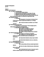 Principles of Management chapter 1