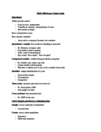 MSIT 3000 Exam 1 Study Guide