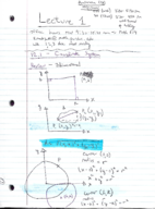 MA 166 week one notes
