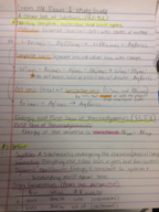 Chem 116 Mid Term 1 Study Guide