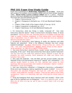 Exam 1 Study Guide