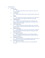Biology Exam 1 Study Guide (Professor Pomerico)
