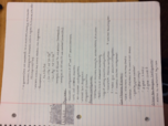 CH 1010 - Study Guide and Notes for Exam 2