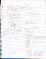 CALC 1 Review