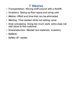 Lean 7 Wastes