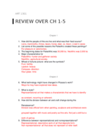 ART 1301 Review Over Chapters 1-5