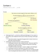 Biochemistry Lecture 1