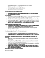 Bio313 Week 4 Study Guide Exam One 