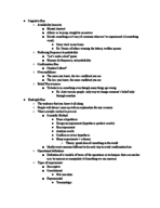 PSYCH: Exam 1 Study Guide 