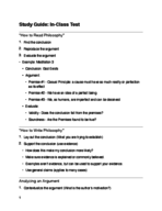 Study Guide: In-Class Test #1
