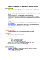 Chapter 4 - Extensions and Modifications of Basic Princples