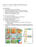 BIO 1350 Week 2 Notes 