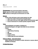 Psy 211-01 Week 2 Notes