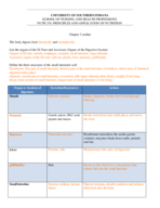 NUTR 376 Principles of Nutrition Chapter 3 Notes