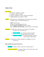 Statistics 226 - Chapter 2 Notes 