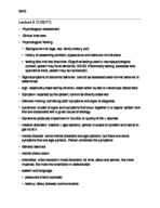 Abnormal Psychology Week 3 Notes