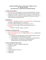 Anatomy, Introduction to Anatomical Nomenclature