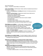 Intro to Human Services, Chapter 1