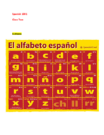 Spanish 1001 class 2
