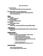 ASOC 210, week 2 notes