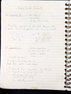 Calculus 1 Study Guide Exam 1