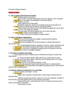 Notes/Study Guide Chapter 1 Biology 