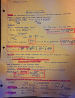 Chem 215 Exam One Study Guide